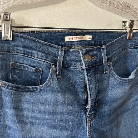 Levi’s Shaping Straight 314 Blue Jeans – Size 26 - Picture 3 of 3